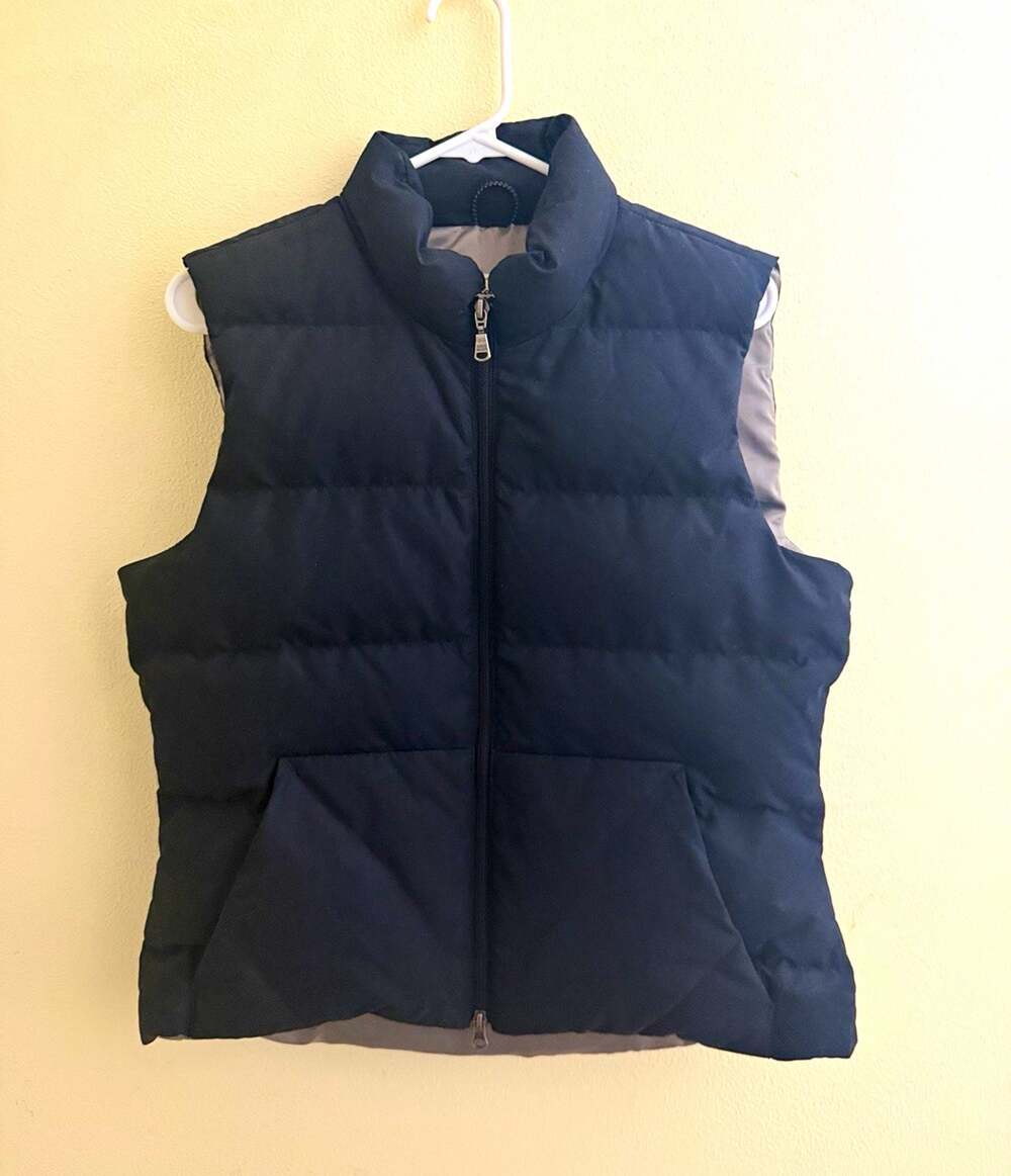 Eddie Bauer Women’s Goose Down Puffer Vest Black Size Medium